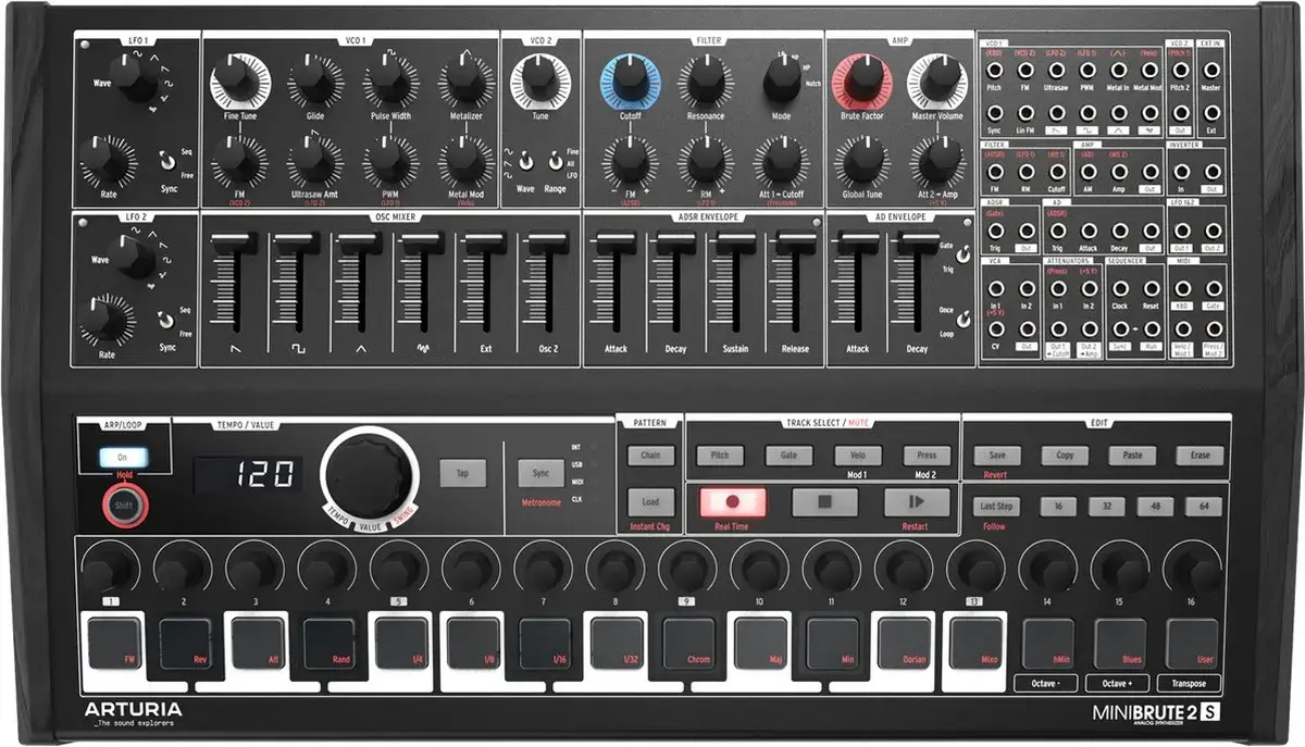 Arturia MiniBrute 2S Schwarz