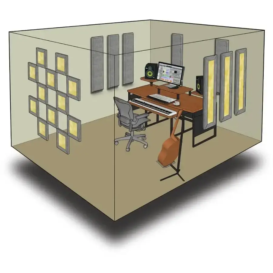 Primacoustic London 10 Acoustic Room Kit – Grau 2 london 10 Kit