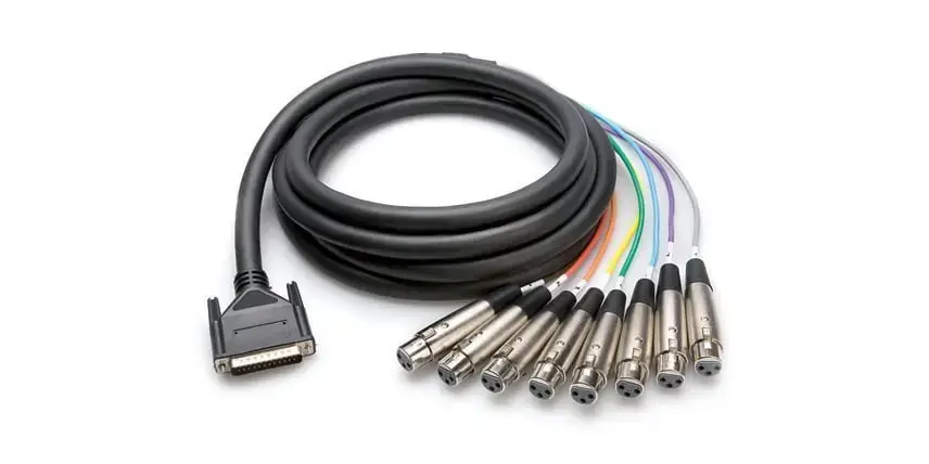 xlr db25 hosa