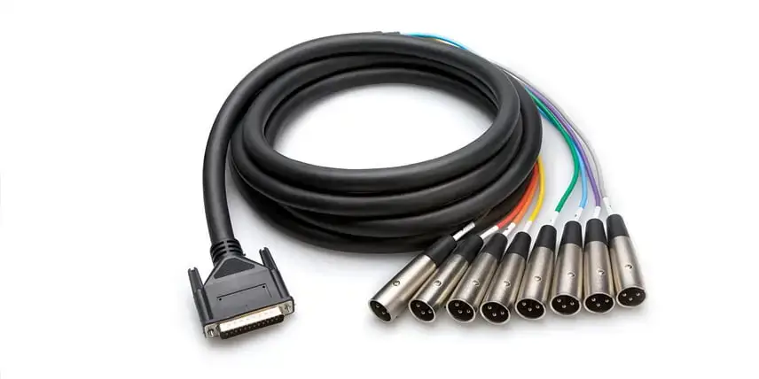 hosa dtm 7 meter xlr männlich