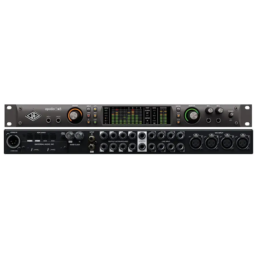 Universal Audio Apollo X8 TB3 Schnittstelle 2 Universal Audio Apollo X8