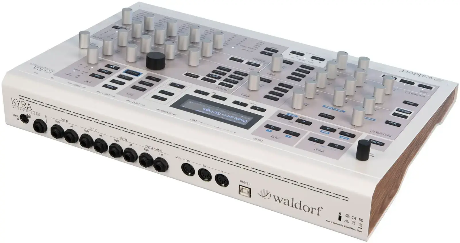 Waldorf-Kyra-Synthesizer 4 Waldorf Kyra Synthesizer Anschlüssen