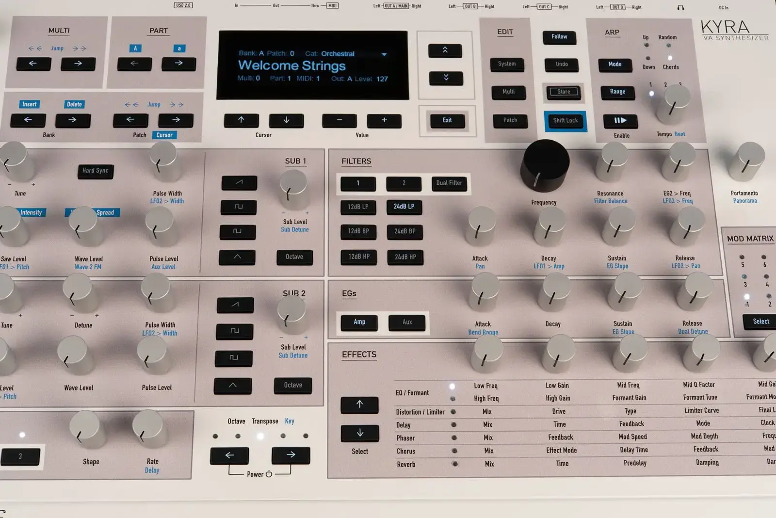 Waldorf-Kyra-Synthesizer 2 Waldorf Kyra Synthesizer-Zoom