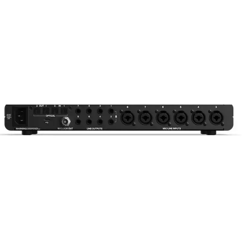 EVO 16 Audio-Interface von Audient 2 Zuhörer evo 16 zurück