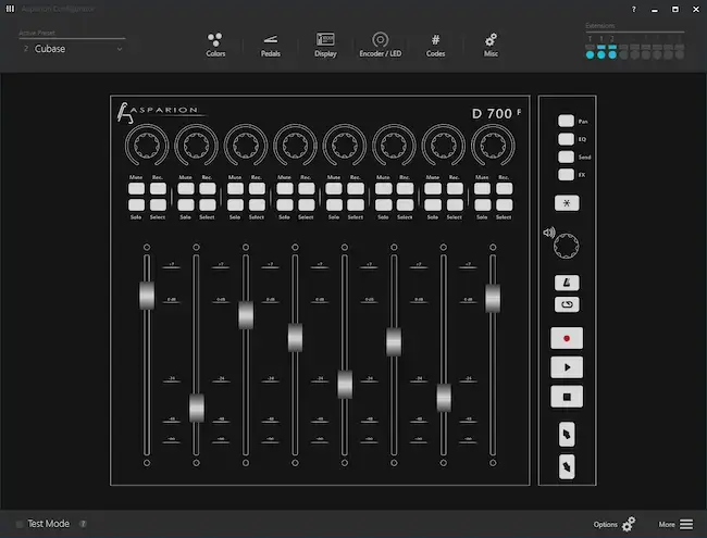 Asparion D700 Bundle DAW-Steuerung 3 Asparion D700 Bundle DAW Controller