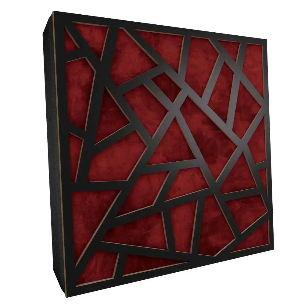 EYE Akustikplatte Artic Fabrik Schwarz MDF 5 Akustik-Paneel-Artic-Schwarz-Burgund