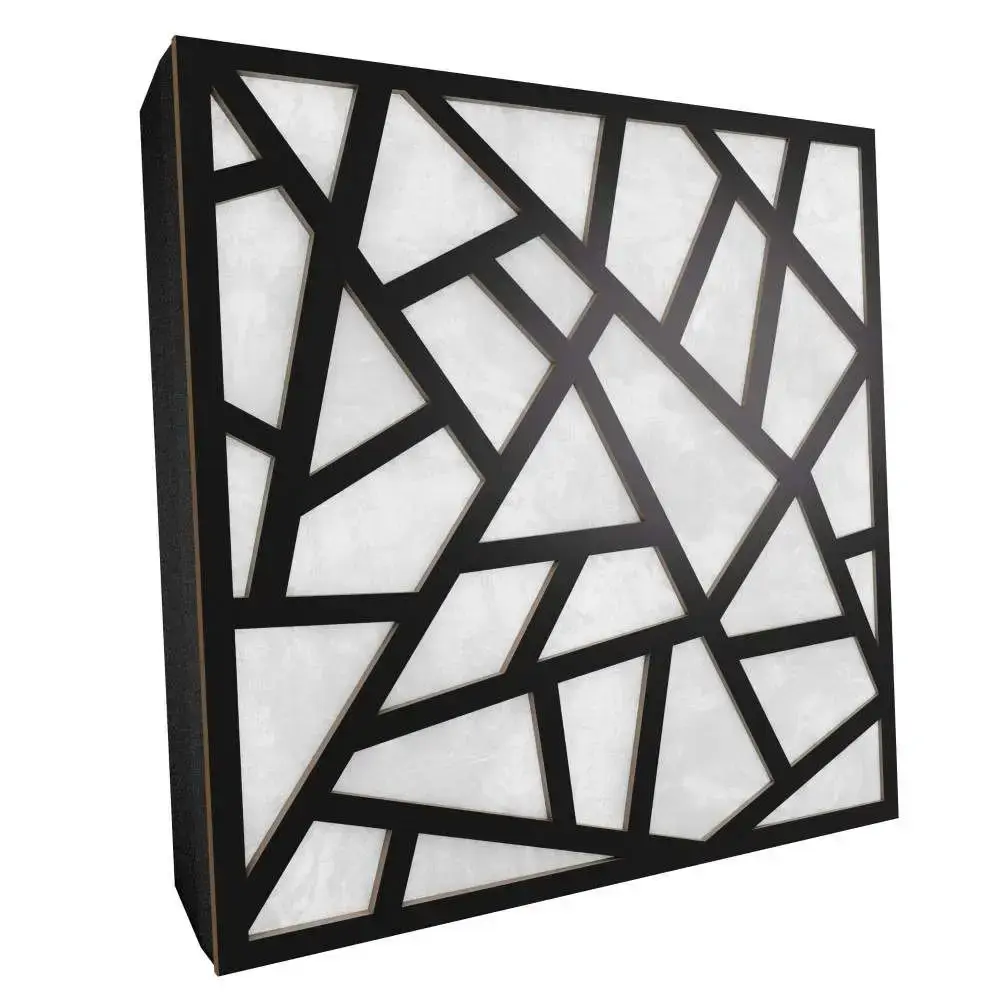 EYE Akustikplatte Artic Fabrik Schwarz MDF 2 Akustik-Panel-Artic-schwarz-weiß