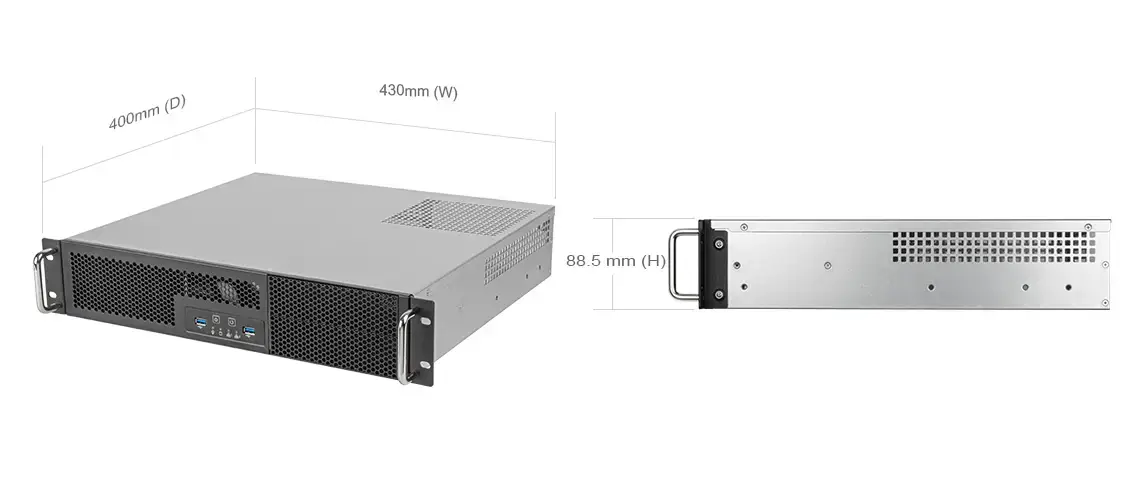 Kundenspezifischer Video/Streaming/Audio PC 2U / 2HE 2 Video en streaming pc