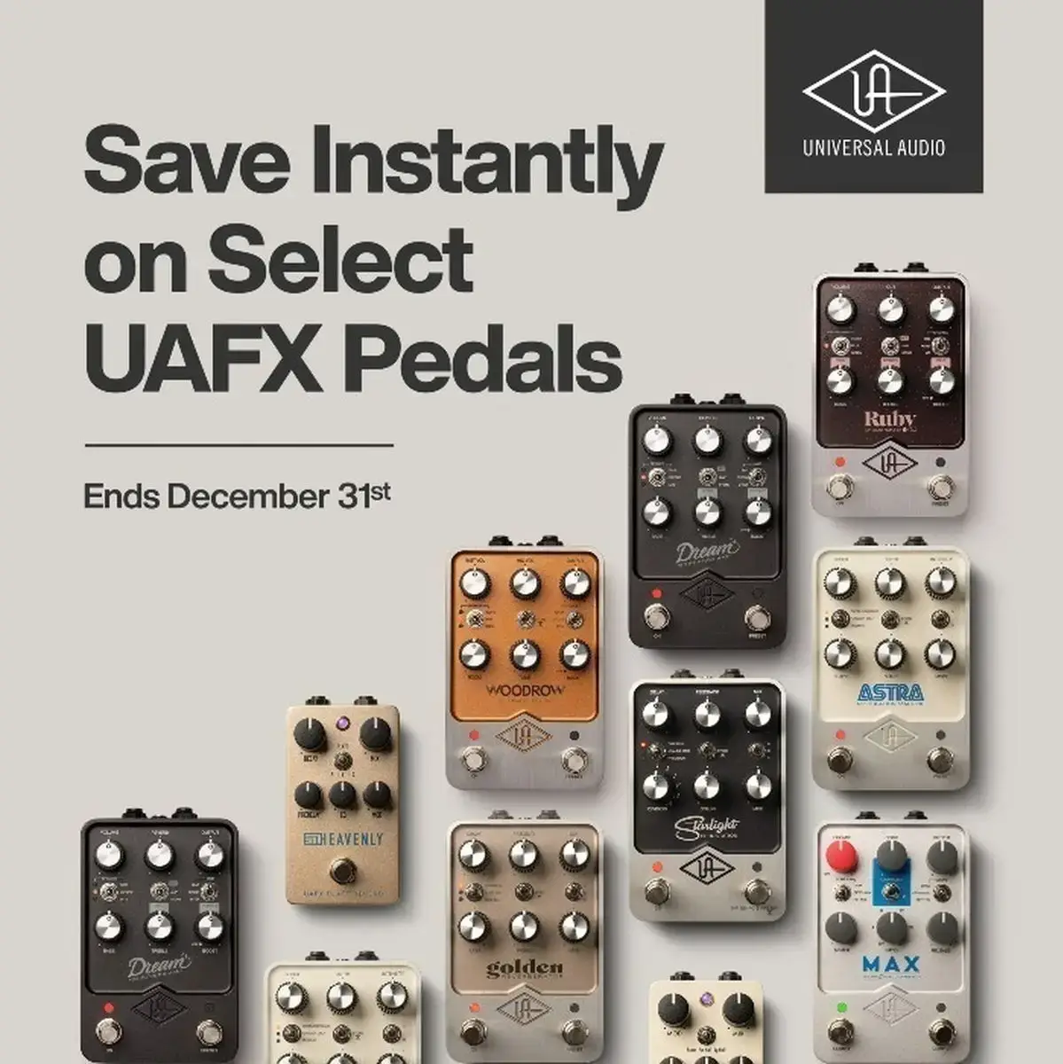 Universal Audio Del-Verb Ambience Companion | UAFX 3 Del-Verb Ambient Companion