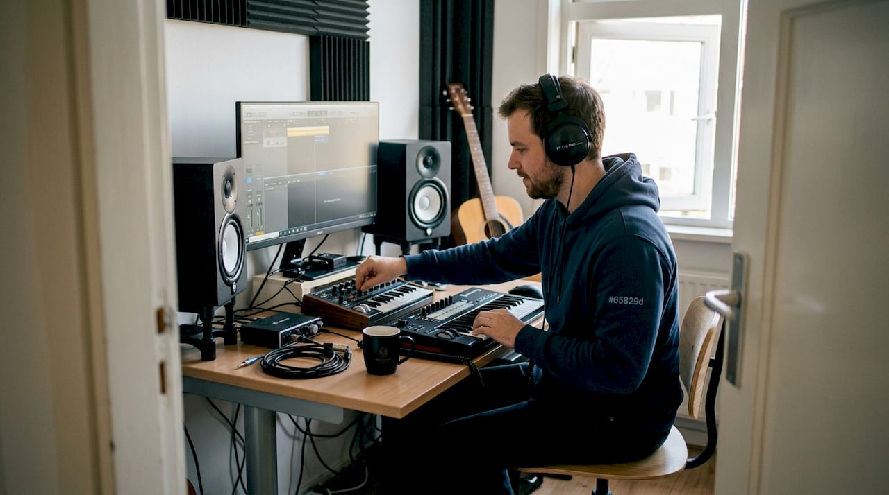 Intelligente Studio-Layouts: praktische Beispiele für ein Heimstudio