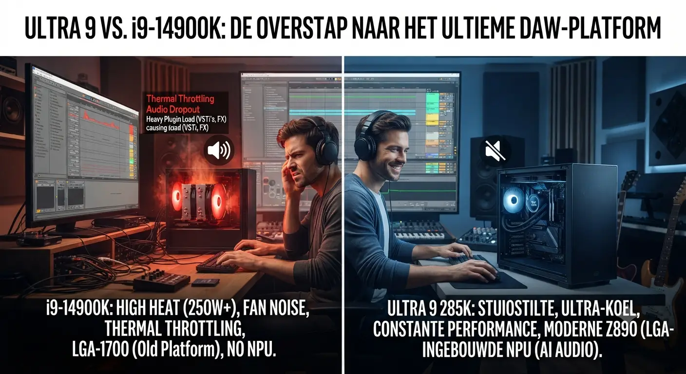 Was ist der Vorteil einer Ultra 9-CPU gegenüber einem Intel 14900 für DAWs? 6 Ultra 9 vs. Intel 14900 für DAW