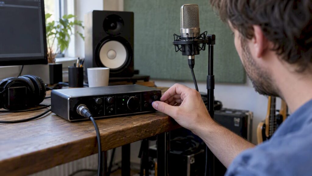 Audio-Interface mit Phantomspeisung