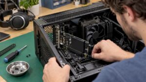 In den Studio-PC integriertes PCIe-Audio-Interface